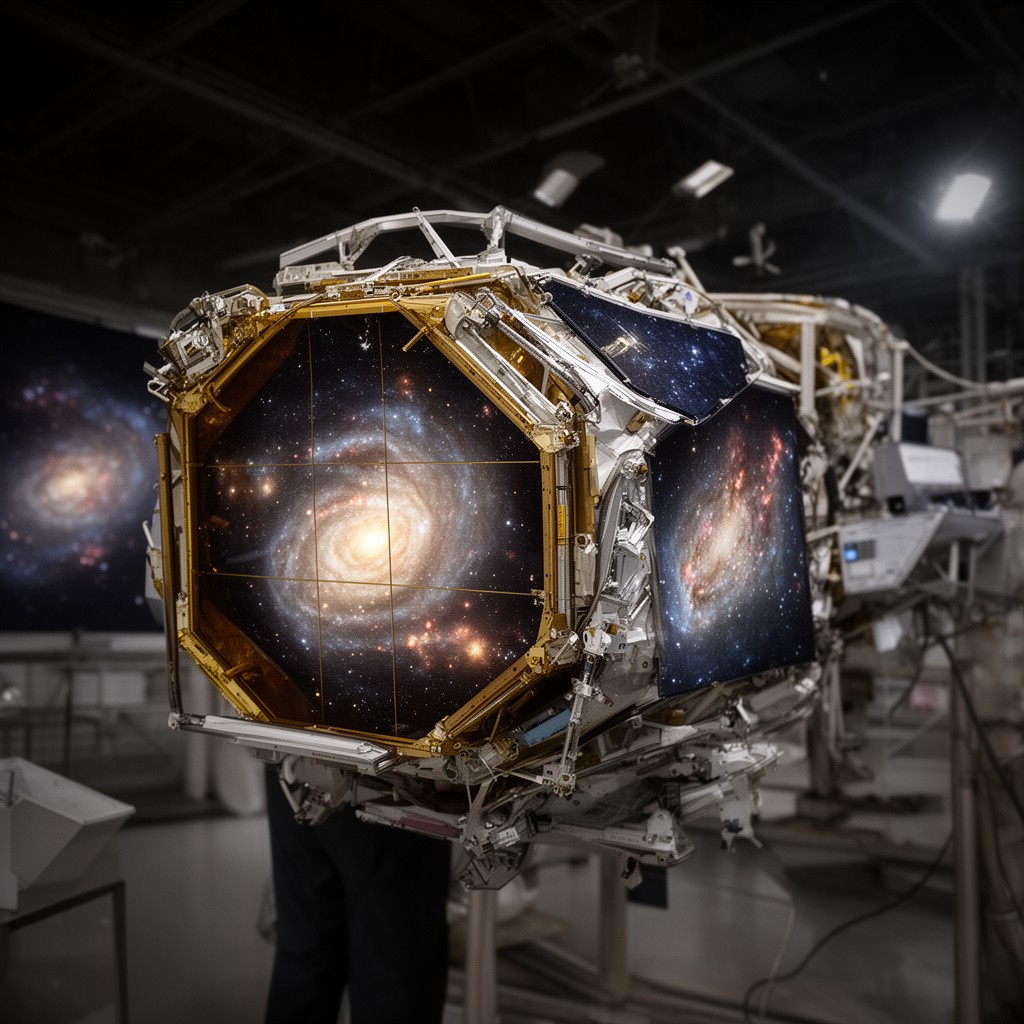 AI-generated illustration of Wide Field and Planetary Camera 2