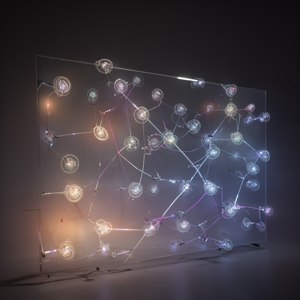 AI-generated illustration of Hopfield networks