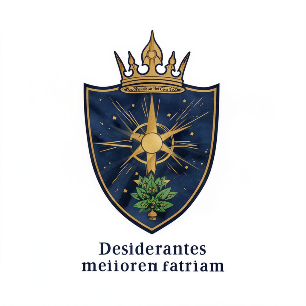 AI-generated illustration of Desiderantes meliorem patriam