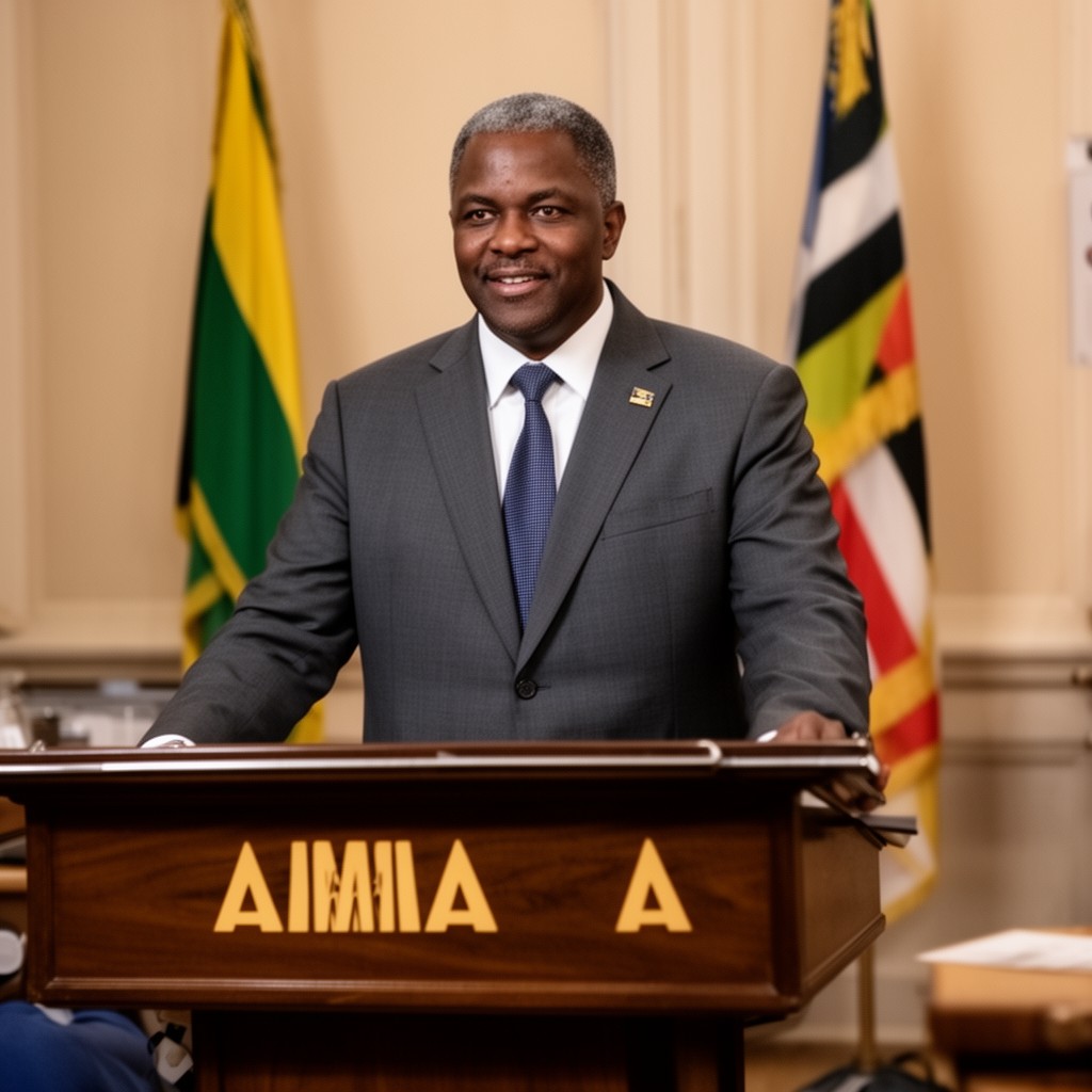 AI-generated illustration of Prime Minister of Jamaica