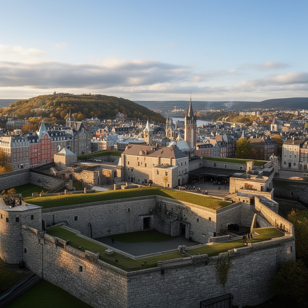 AI-generated illustration of Citadelle of Quebec
