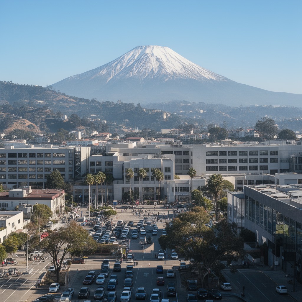 AI-generated illustration of Mount Zion