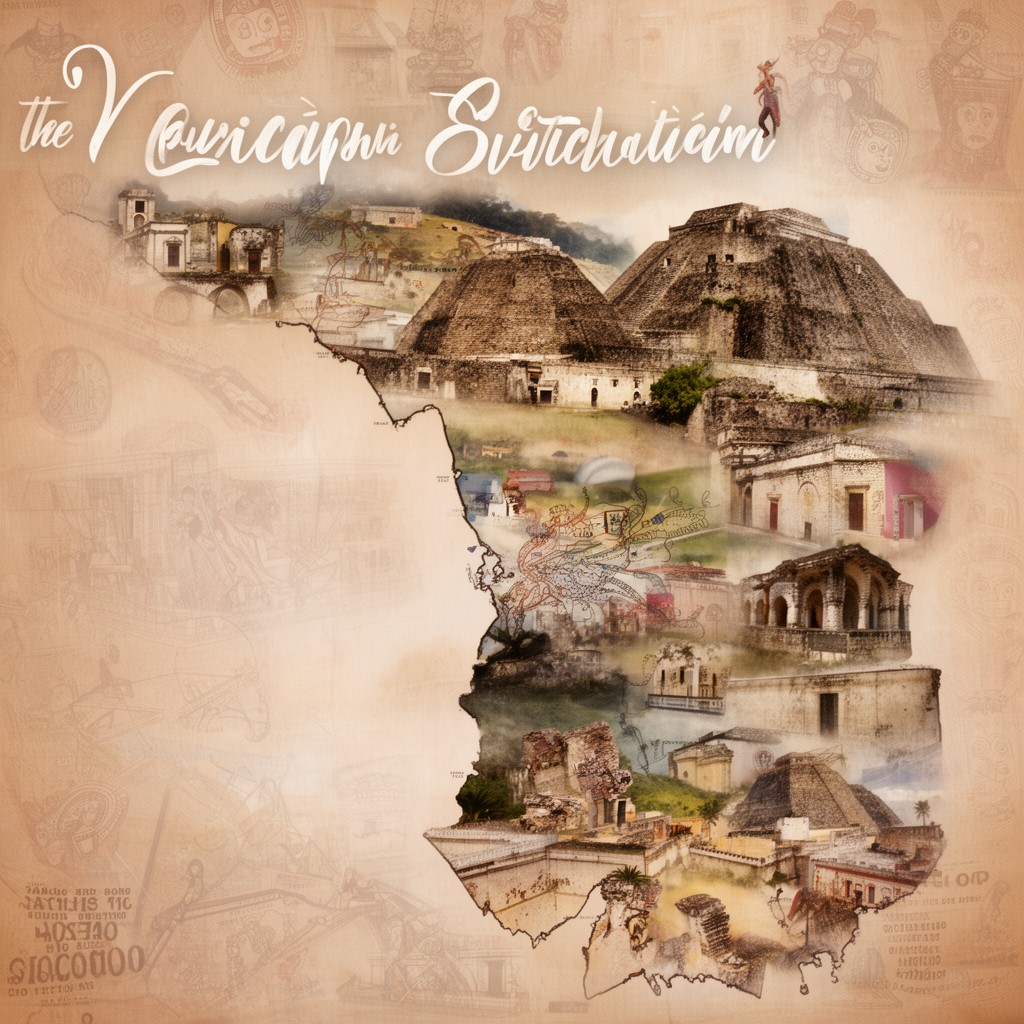 AI-generated illustration of state of Yucatán