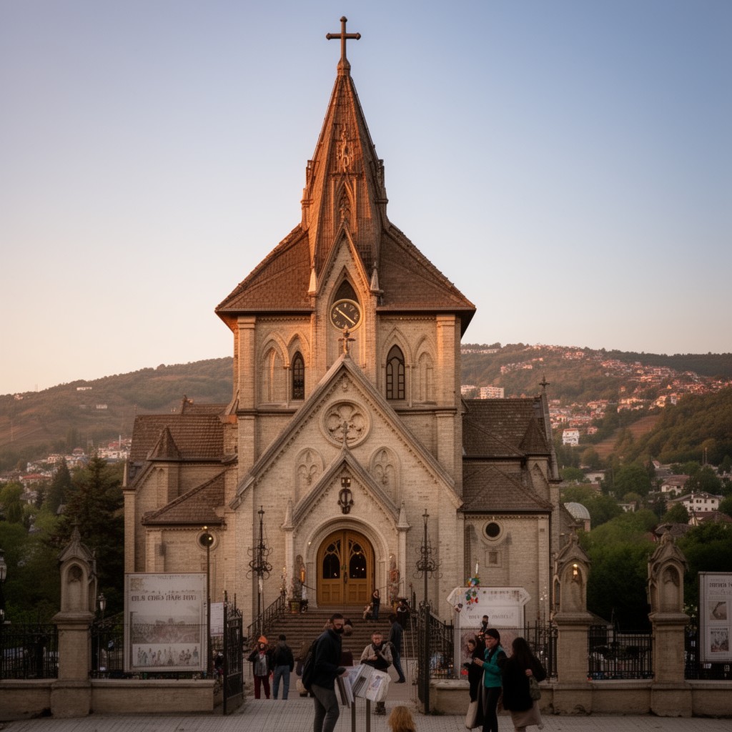 AI-generated illustration of Romanian Greek Catholic Church