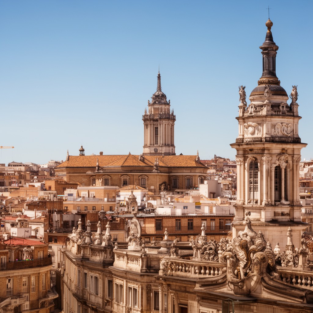 AI-generated illustration of Madrid