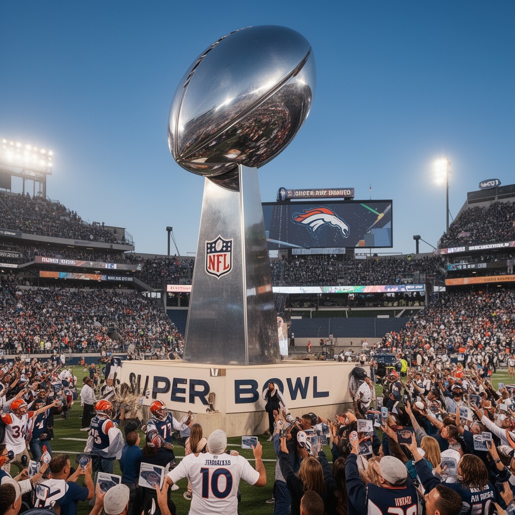 AI-generated illustration of Super Bowl 50