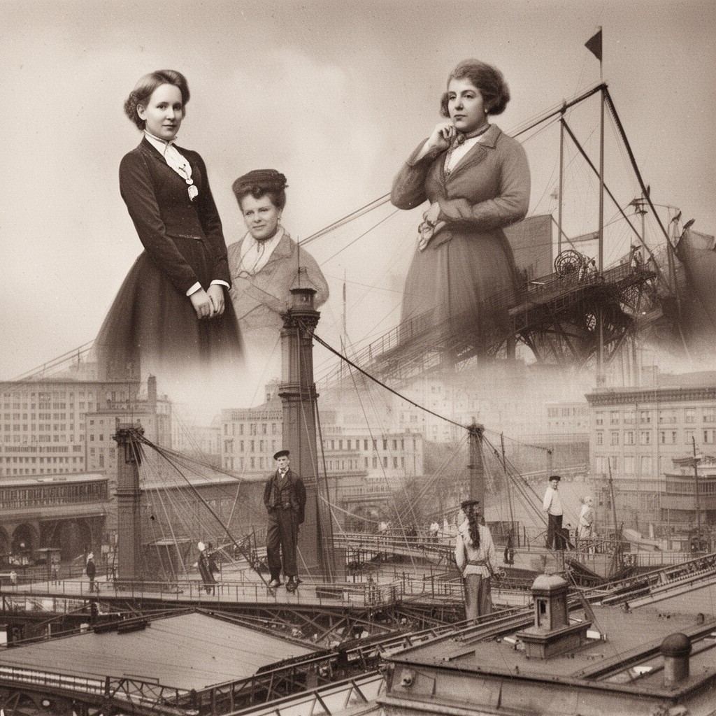 AI-generated illustration of Johanna Herting Roebling