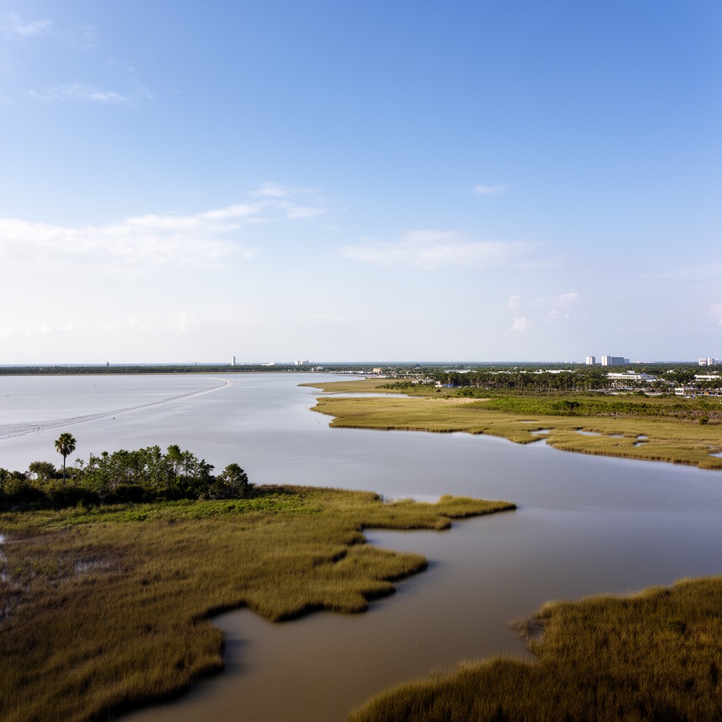 AI-generated illustration of Choctawhatchee Bay