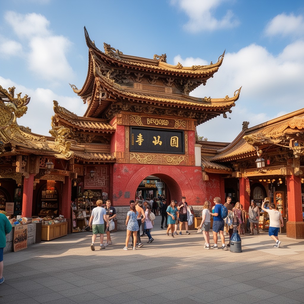 AI-generated illustration of China Pavilion