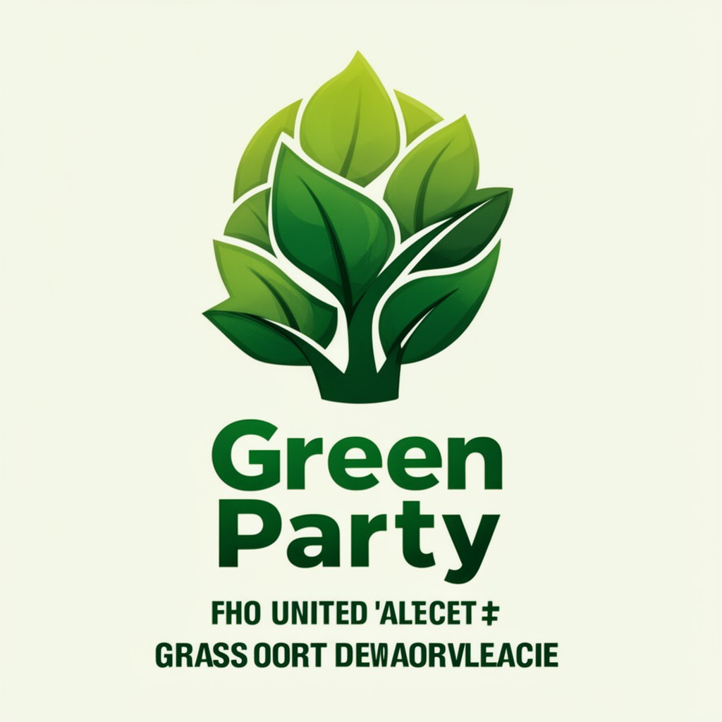AI-generated illustration of Green Party of the United States