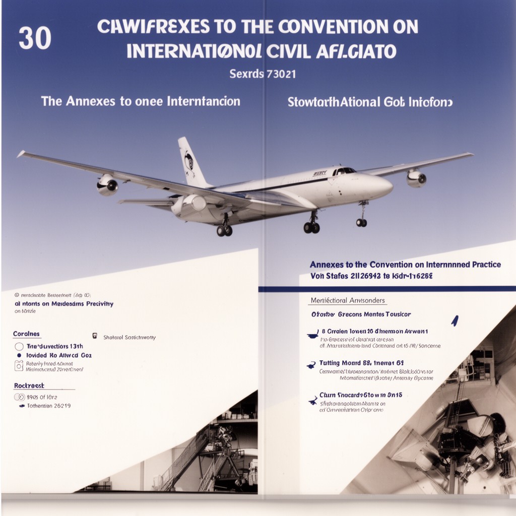 AI-generated illustration of Annexes to the Convention on International Civil Aviation