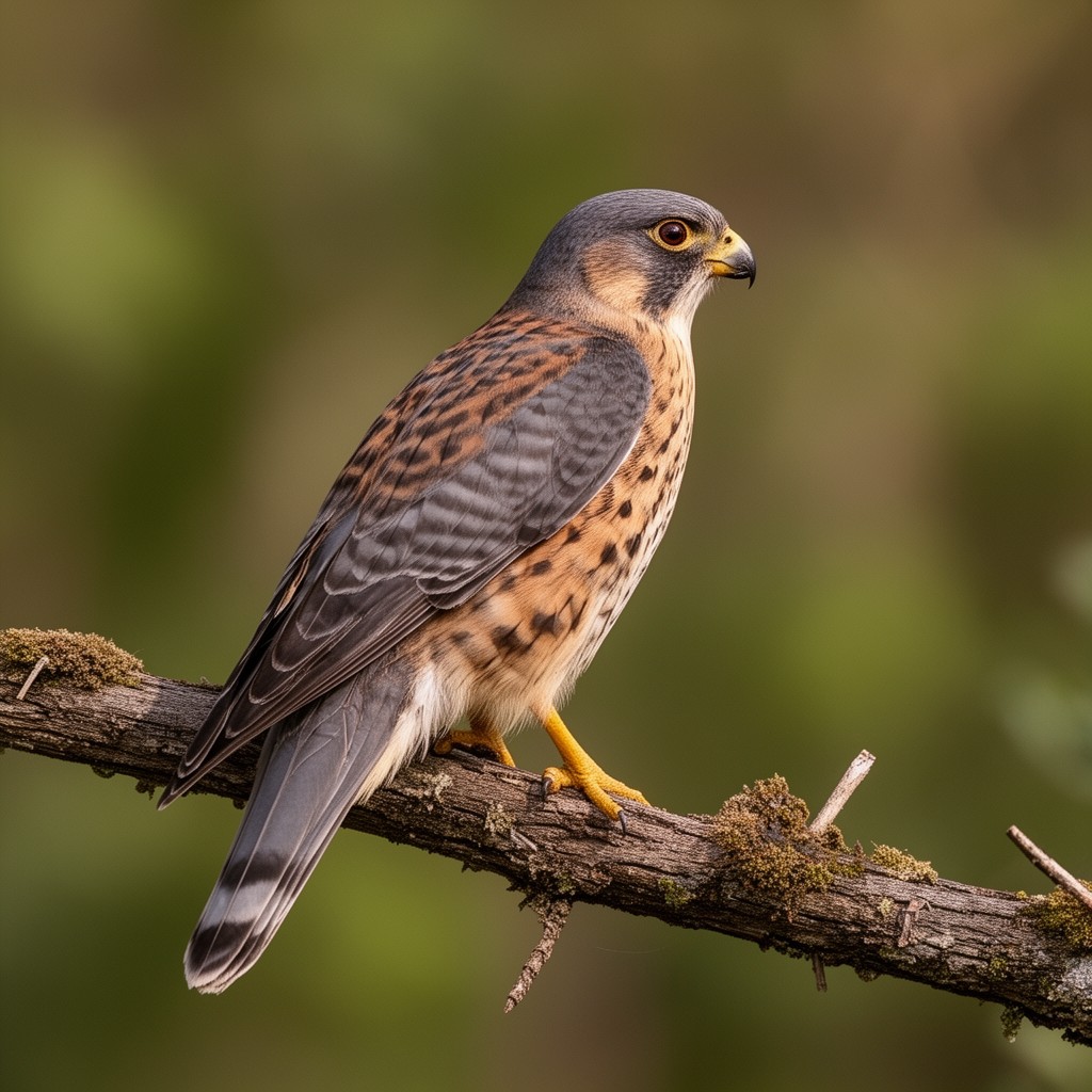 AI-generated illustration of Eurasian sparrowhawk