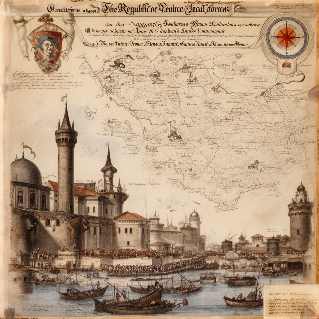 AI-generated illustration of Republic of Venice (local forces)