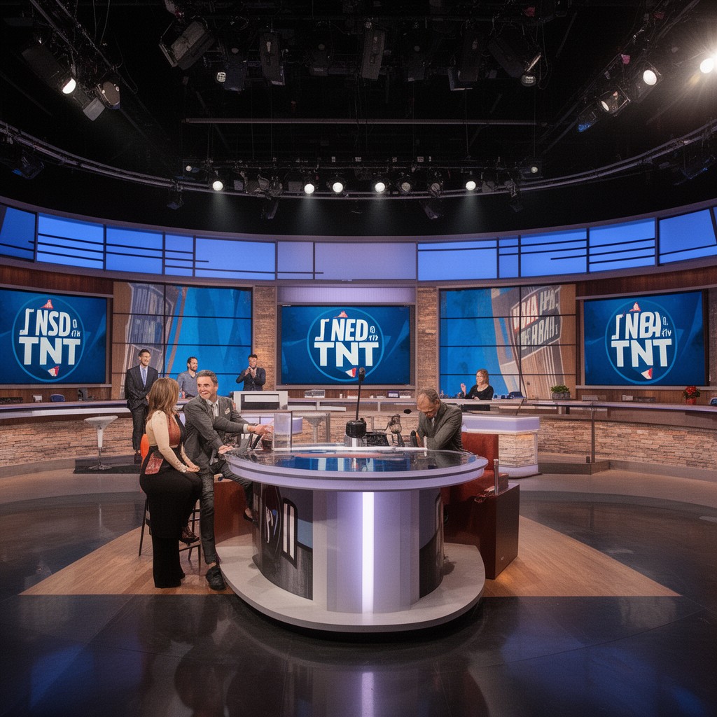 AI-generated illustration of NBA on TNT