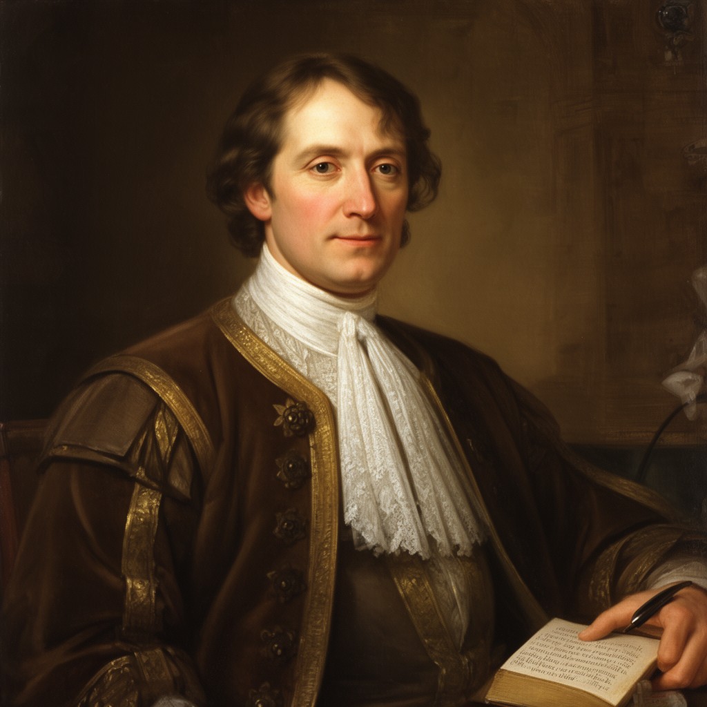 AI-generated illustration of Henry Vane the Younger