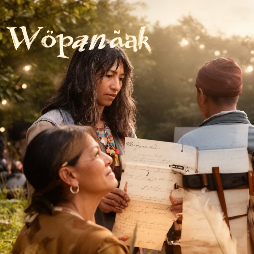 AI-generated illustration of Wôpanâak