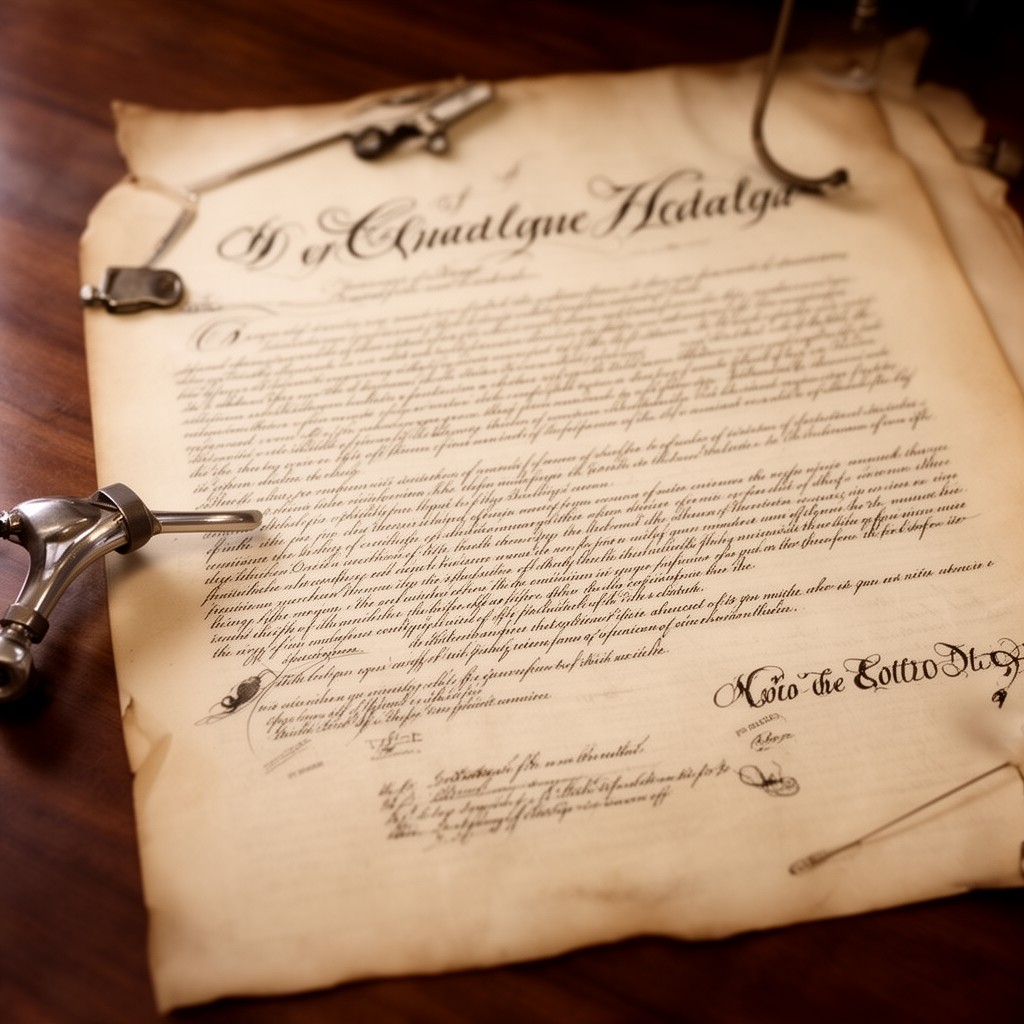 AI-generated illustration of Treaty of Guadalupe Hidalgo