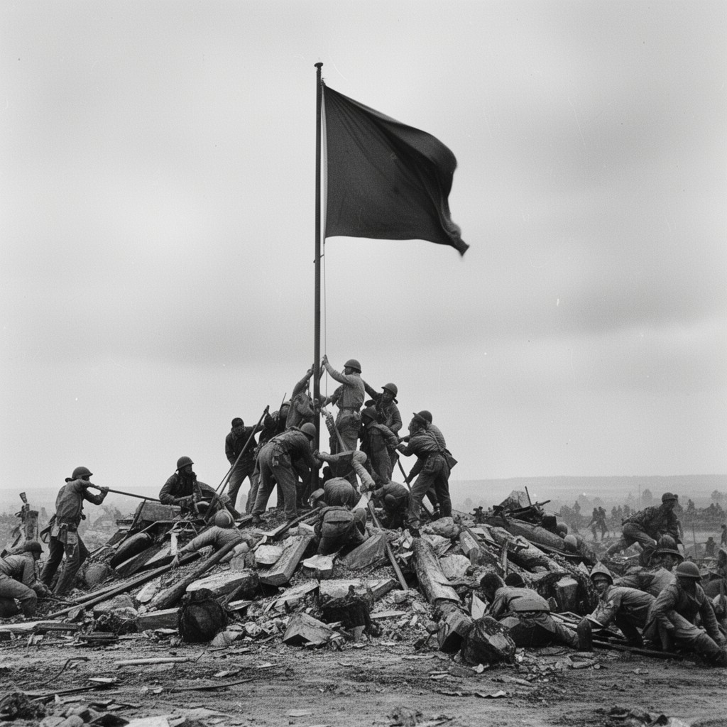 AI-generated illustration of 1945 Pulitzer Prize for Photography