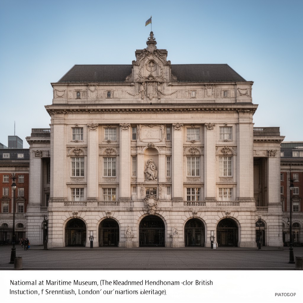 AI-generated illustration of National Maritime Museum