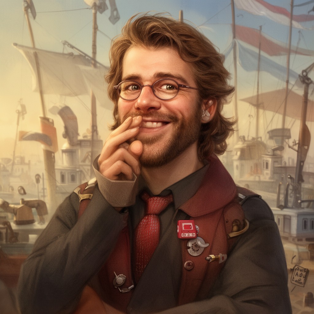 AI-generated illustration of Klaas Koop
