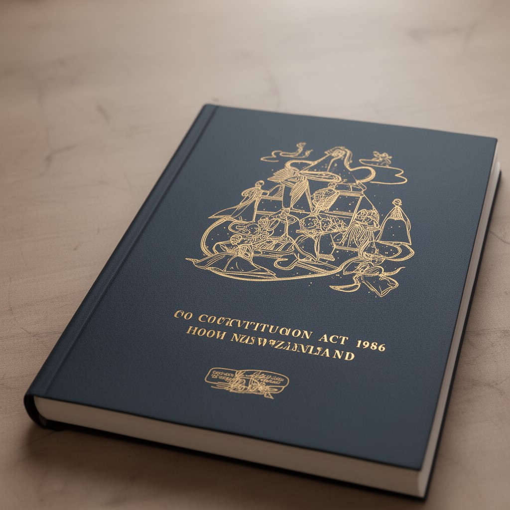 AI-generated illustration of Constitution Act 1986 (New Zealand)