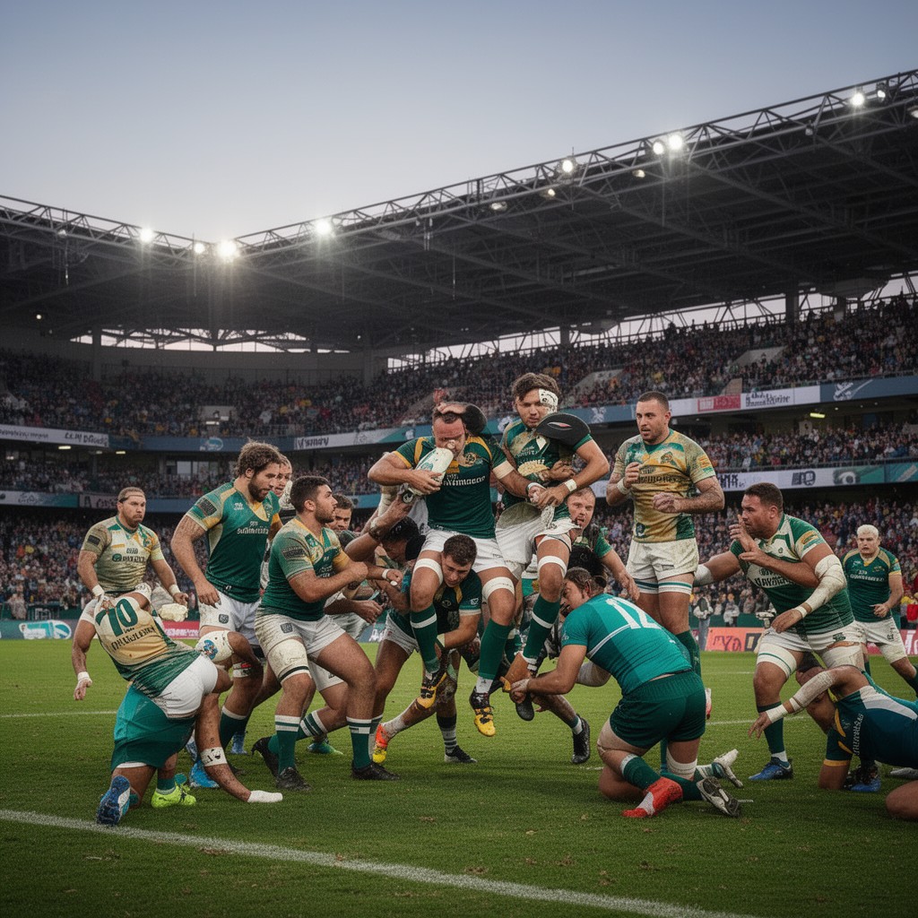 AI-generated illustration of The Rugby Championship