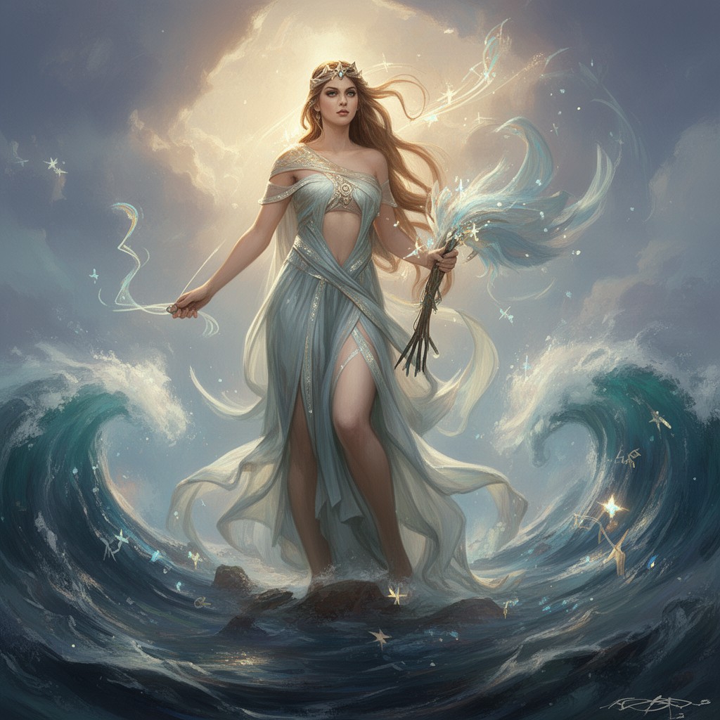 AI-generated illustration of Clymene