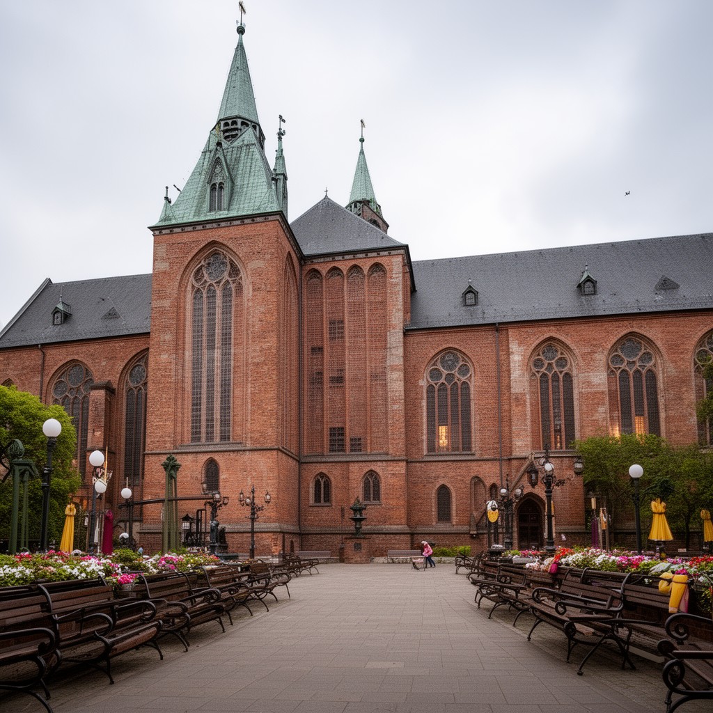 AI-generated illustration of Evangelical Lutheran Church of Hanover