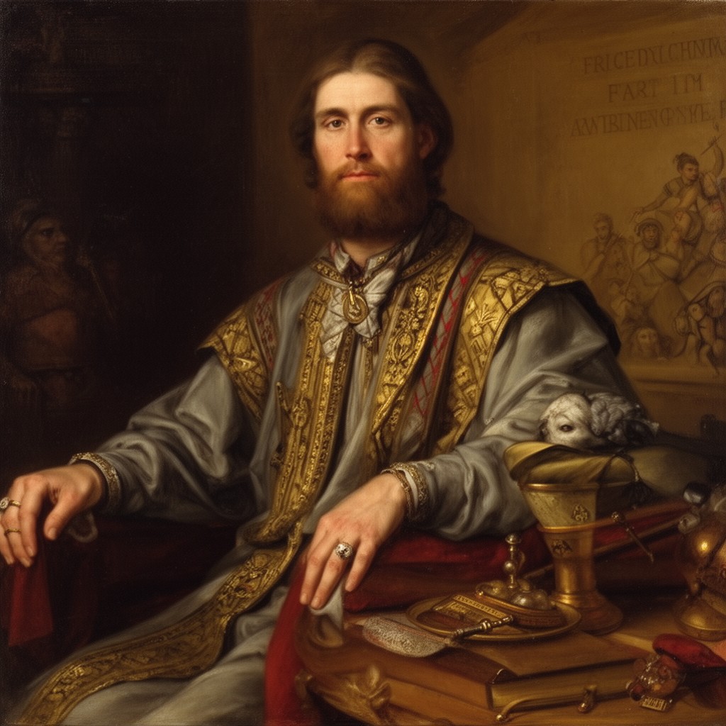 AI-generated illustration of Frederick I Barbarossa
