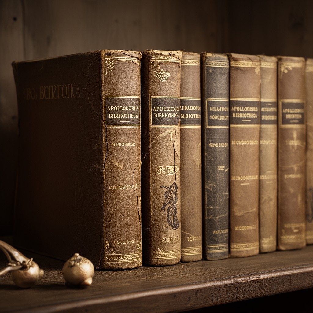 AI-generated illustration of Apollodorus' Bibliotheca