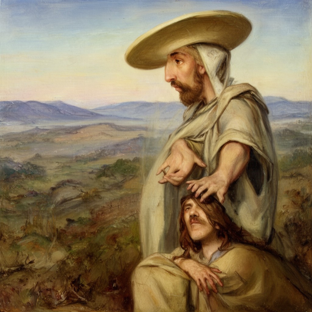 AI-generated illustration of Son of Man