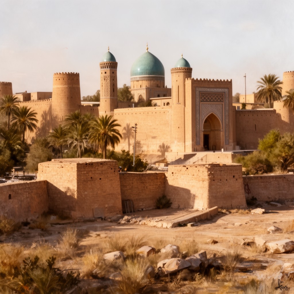 AI-generated illustration of Khanate of Khiva