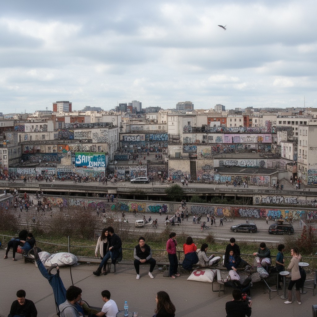 AI-generated illustration of Seine-Saint-Denis