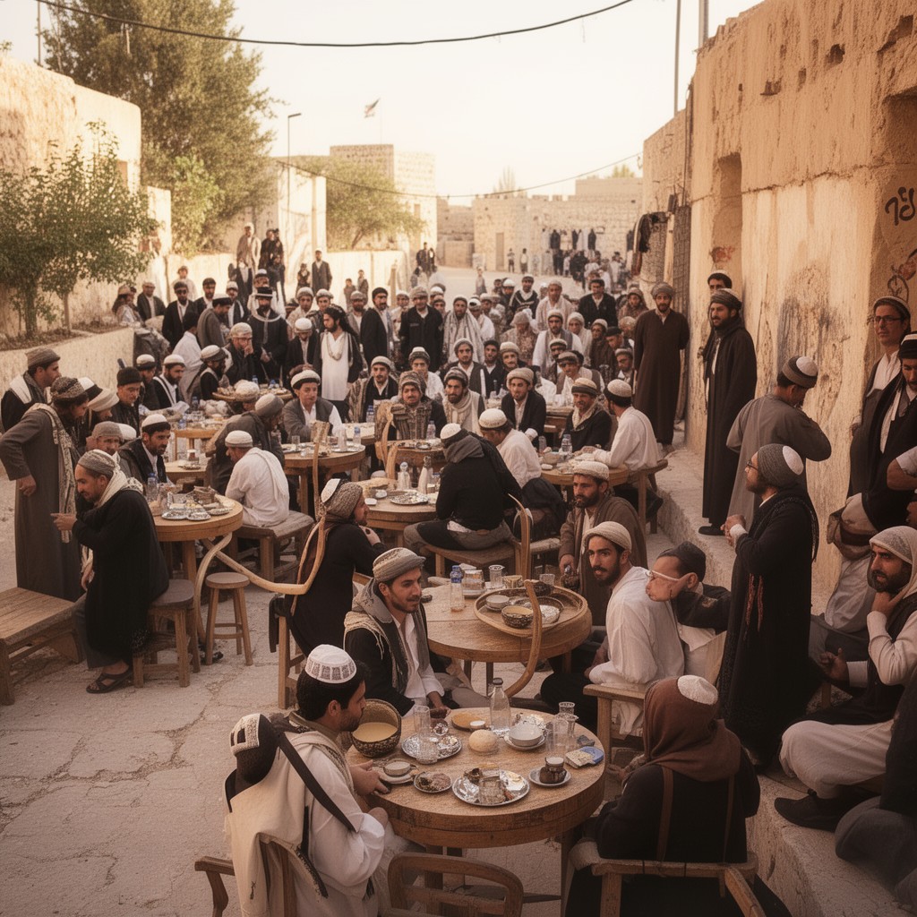 AI-generated illustration of Yemenite Jews