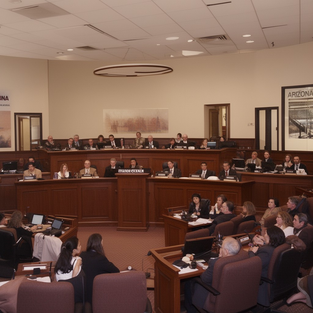 AI-generated illustration of Arizona Senate