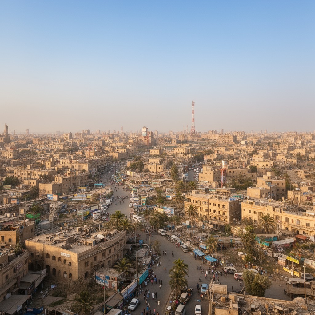 AI-generated illustration of Mansoura