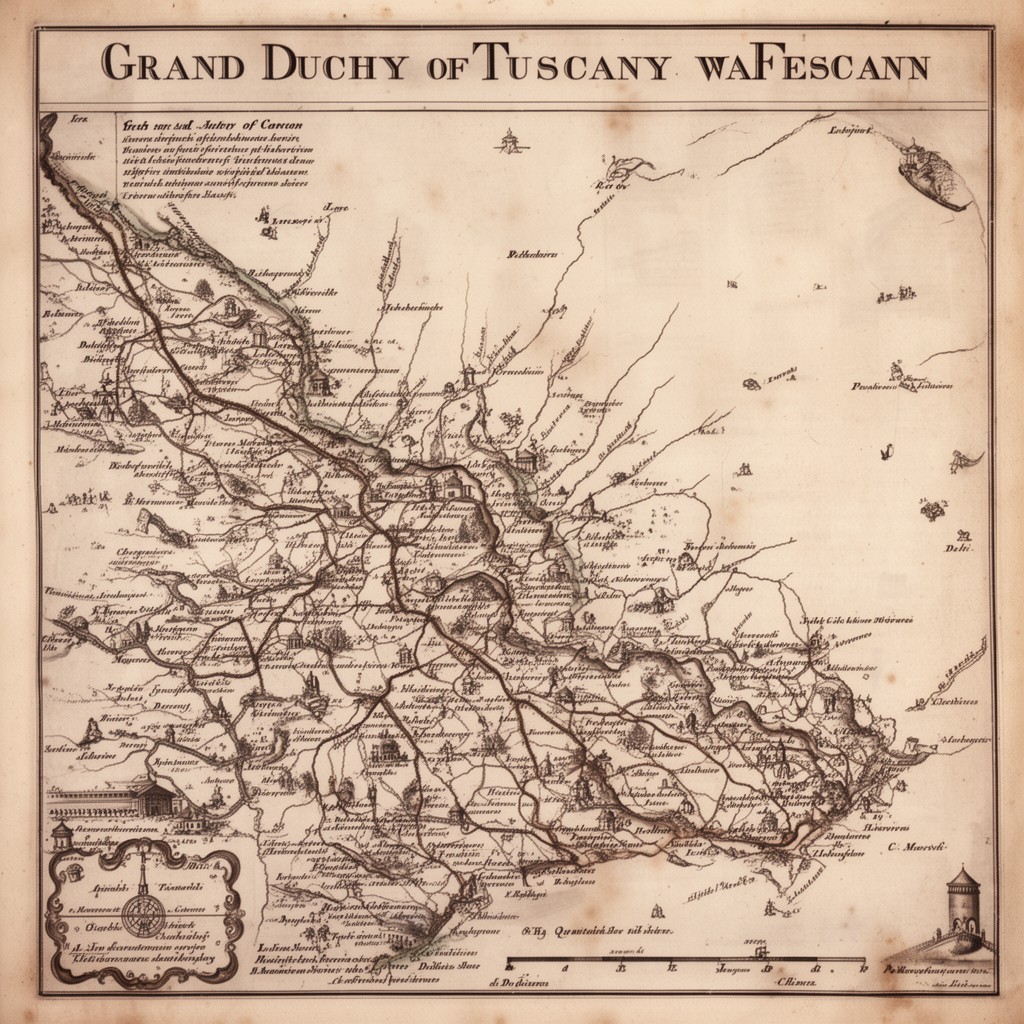 AI-generated illustration of Grand Duchy of Tuscany (Napoleonic)
