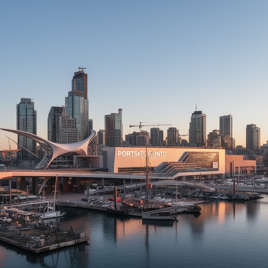 AI-generated illustration of PortsToronto
