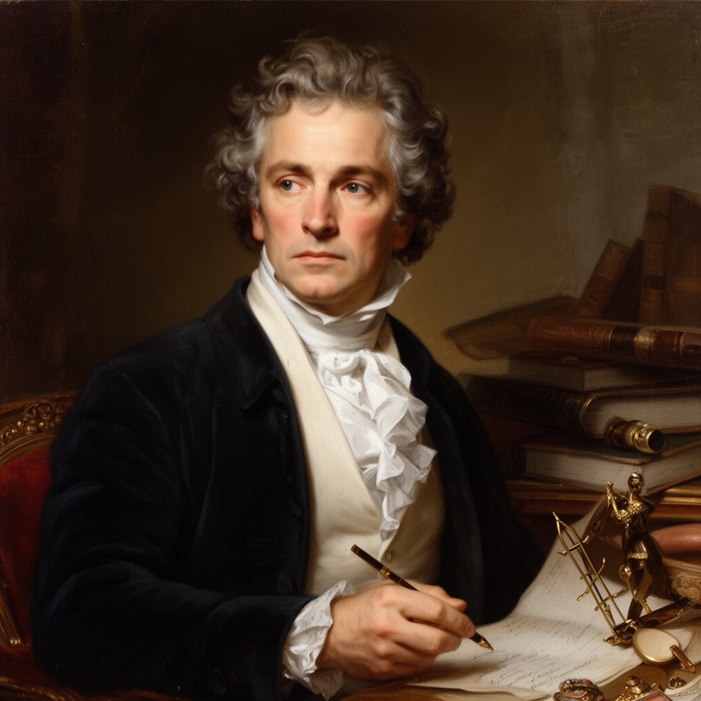 AI-generated illustration of Gouverneur Morris
