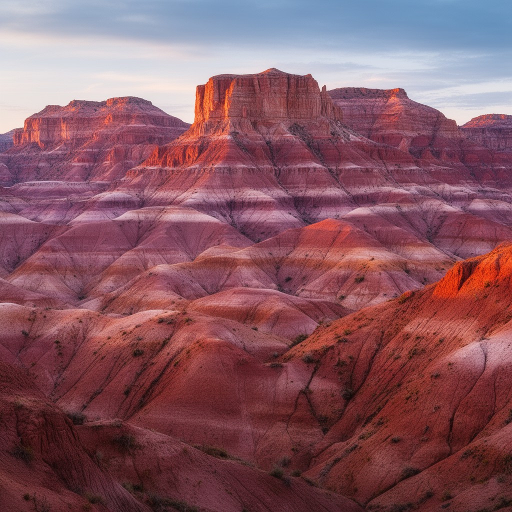 AI-generated illustration of Painted Desert