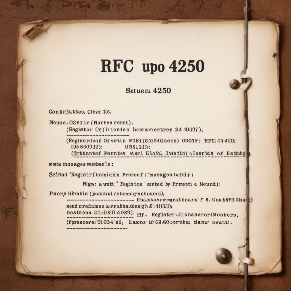 AI-generated illustration of RFC 4250