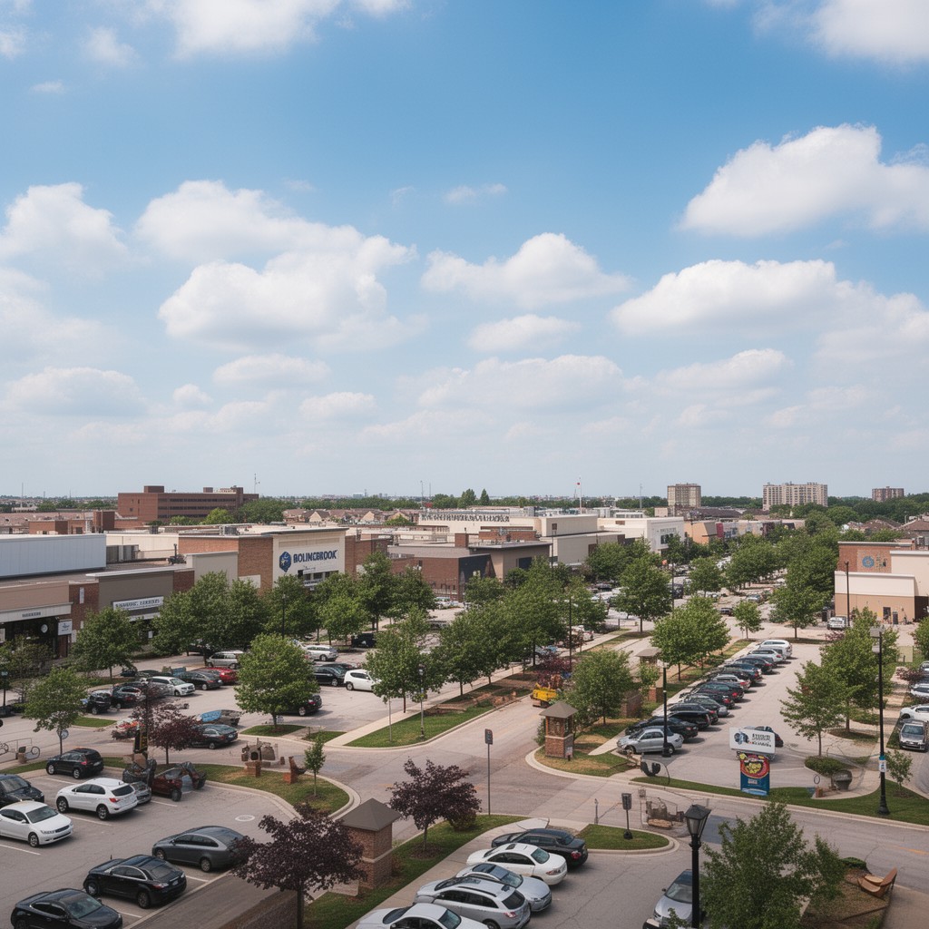 AI-generated illustration of Bolingbrook, Illinois