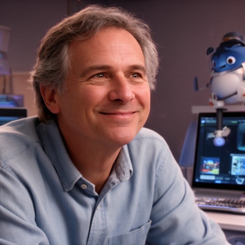 AI-generated illustration of Edwin Catmull