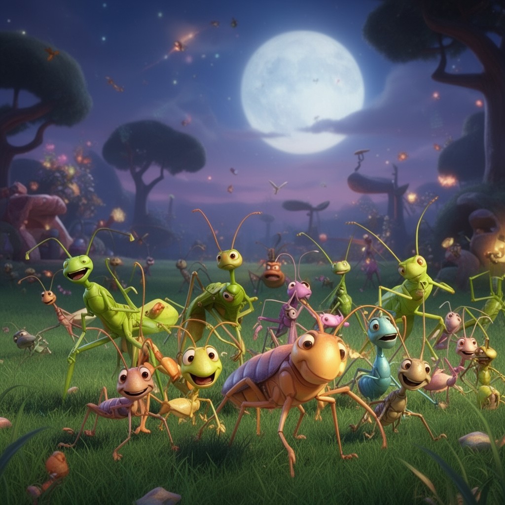 AI-generated illustration of A Bug's Life