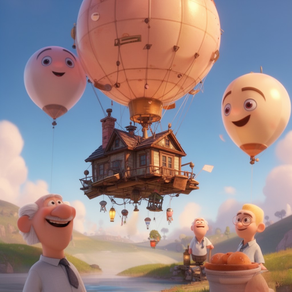 AI-generated illustration of Up