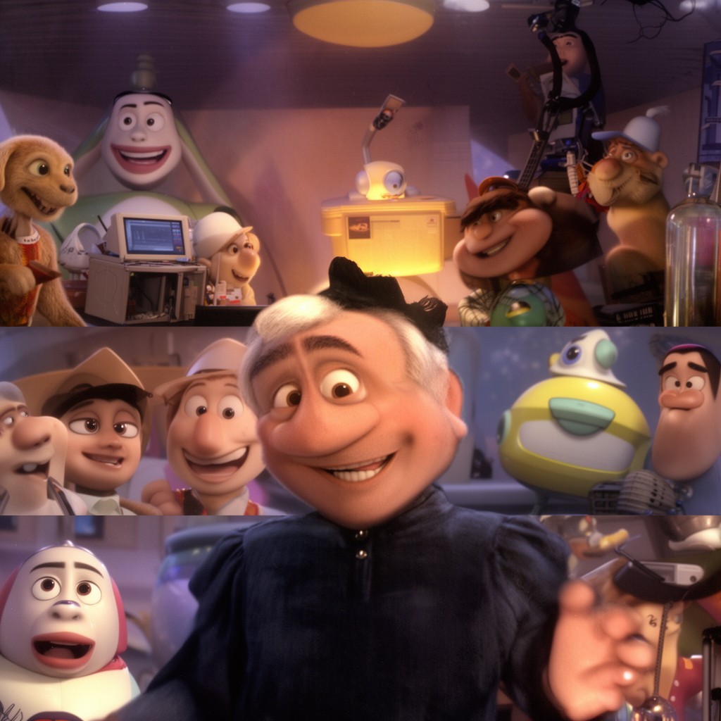 AI-generated illustration of John Lasseter