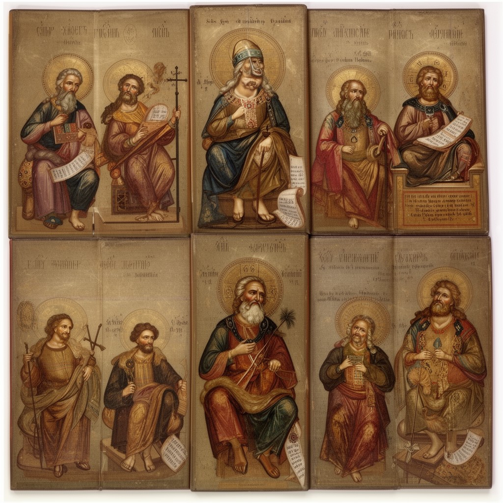 AI-generated illustration of Eastern Orthodox canon