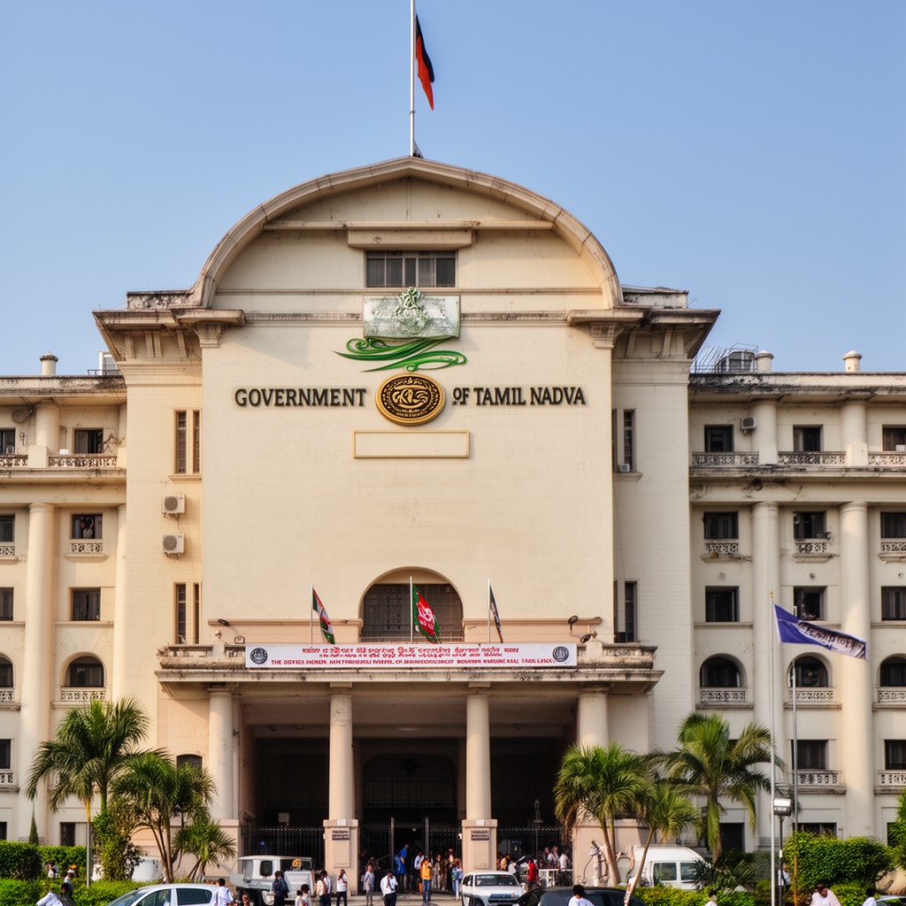 AI-generated illustration of Government of Tamil Nadu