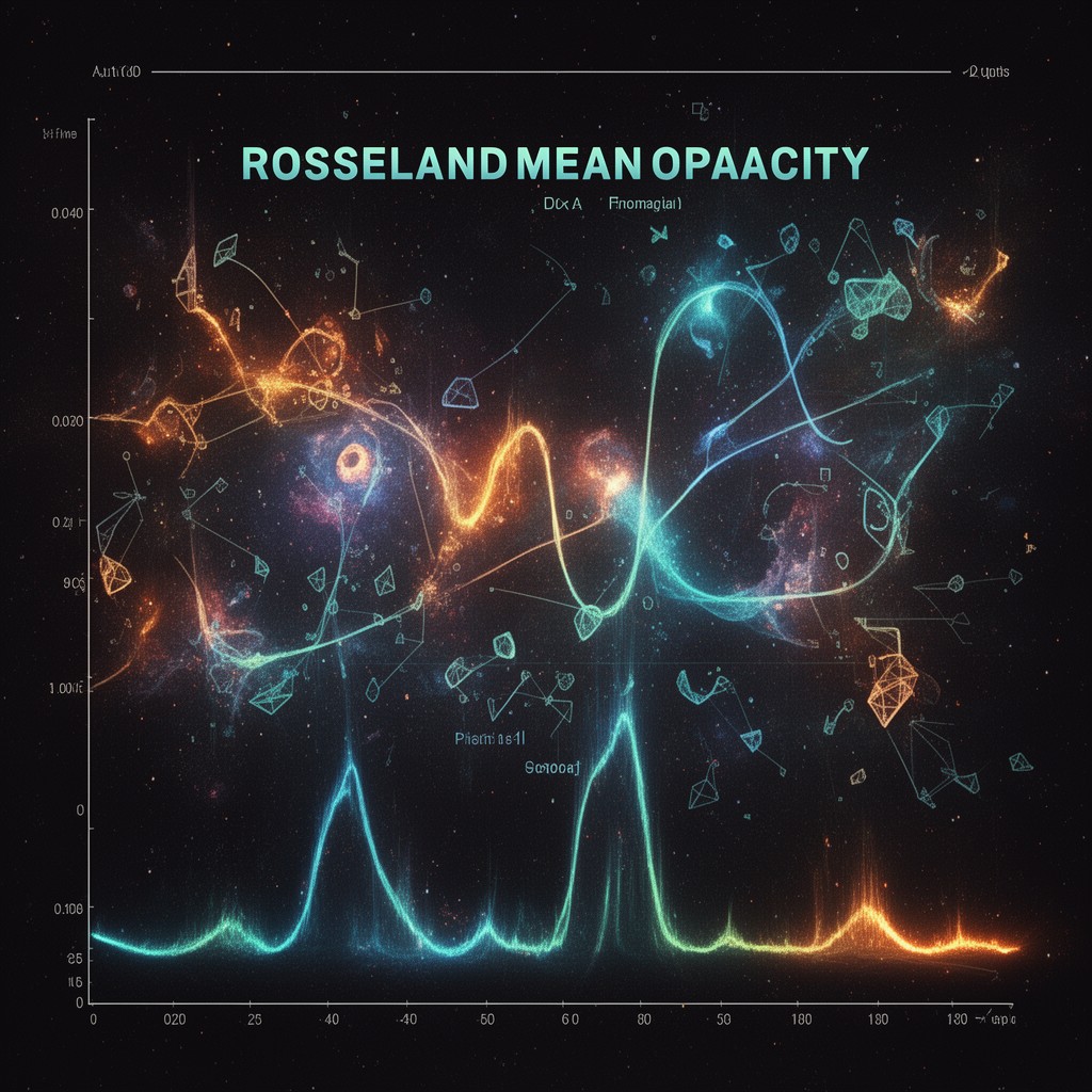 AI-generated illustration of Rosseland mean opacity
