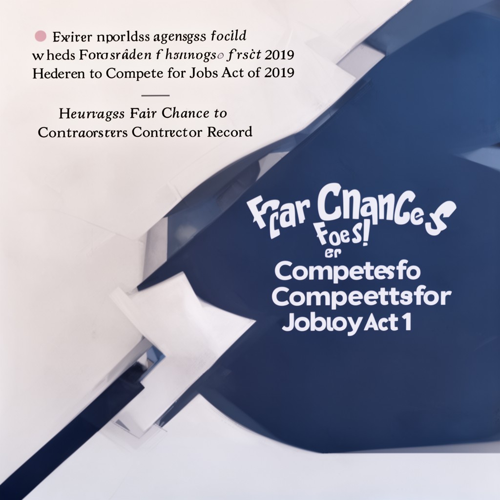 AI-generated illustration of Fair Chance to Compete for Jobs Act of 2019